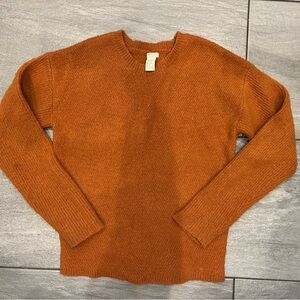 Forever 21 Warm Orange Knit Sweater